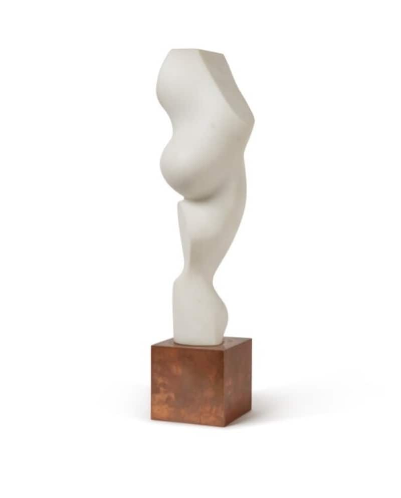 ...and the sculpture "Coupe humaine" by Hans Arp (Bild: Sotheby‘s)