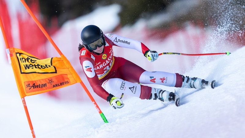 Michelle Niederwieser is competing in the European Cup this week and came seventh in training on Tuesday. (Bild: GEPA pictures)