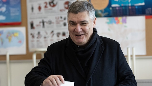 Presidential election in Croatia: President Zoran Milanović defends his office (Bild: AFP)