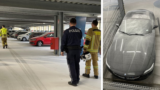 Die unbekannten Vandalen nebelten erneut mehrere Autos ein und verursachten so vermutlich großen Sachschaden. (Bild: ZOOM Tirol)