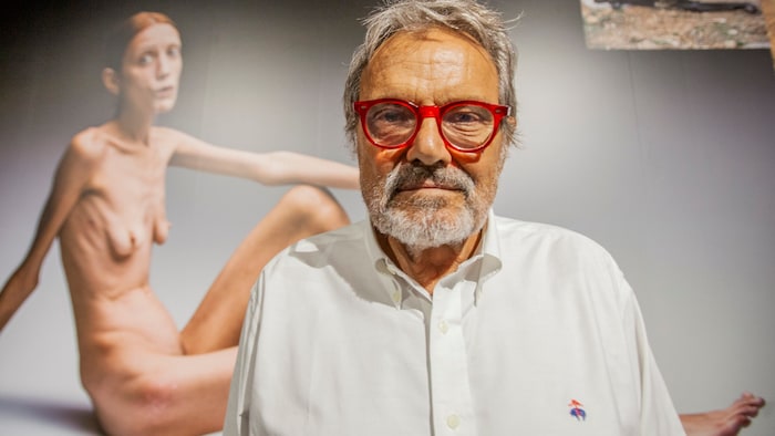 he had repeatedly caused controversy with his shock images.