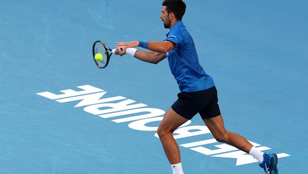 Novak Djokovic startet in Melbourne. (Bild: AP)