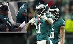 A.J. Brown zog mit den Philadelphia Eagles in die nächste Play-off-Runde ein.