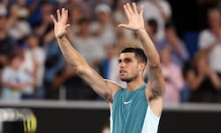 Carlos Alcaraz steht in der zweiten Runde der Australian Open.