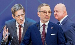 Die Parteichefs Herbert Kickl (FPÖ) und Christian Stocker (ÖVP) haben sich auf einen gemeinsamen ...