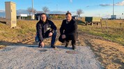Bürgermeister Kilian Brandstätter und Peter Joch (Wasserleitungsverband Nördliches Burgenland) ...