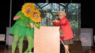 Die Blümchen im Stadtpark sind in Gefahr (Bild: Faschingsgilde Spittal)