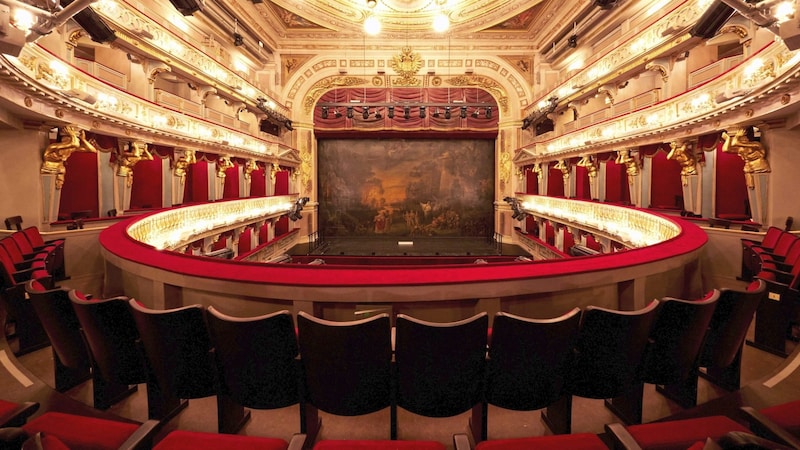 Im erst im Herbst 2024 wiedereröffneten Theater an der Wien wird die Operette „Spitzentuch der Königin“ aufgeführt. (Bild: Peter Mayr/Theater an der Wien)