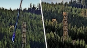 Mit schwerem Gerät wurde im Jänner der Hochsitz der Superlative errichtet. (Bild: Krone KREATIV/ZVG)