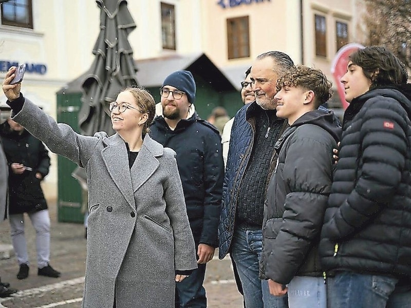 Governor's selfie: Doskozil in the election campaign. (Bild: SPÖ Burgenland)