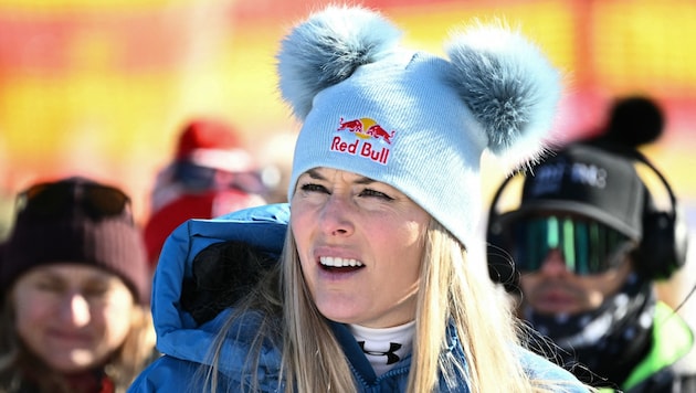 Lindsey Vonn regrets Marcel Hirscher's injury and hopes to see him in the World Cup again. (Bild: AFP/APA/Joe Klamar)