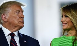 Donald mit Ehefrau Melania Trump