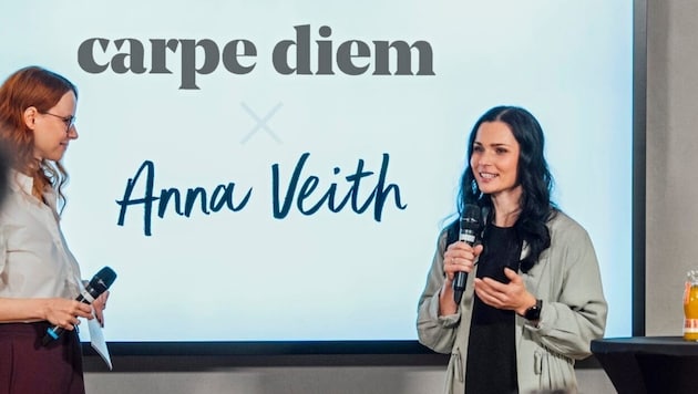 Anna Veith presented her feel-good campaign together with carpe diem. (Bild: Ulrich Aydt)