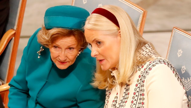 Königin Sonja und Kronprinzessin Mette-Marit