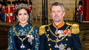 Königin Mary und König Frederik beim Neujahrsempfang 2025 (Bild: Dutch Press Photo Agency / Action Press)