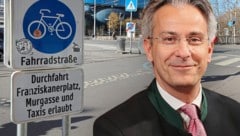 Der Grazer ÖVP-Obmann Kurt Hohensinner sieht die neue Verkehrsstrategie kritisch (Bild: Krone KREATIV/Christian Jauschowetz)