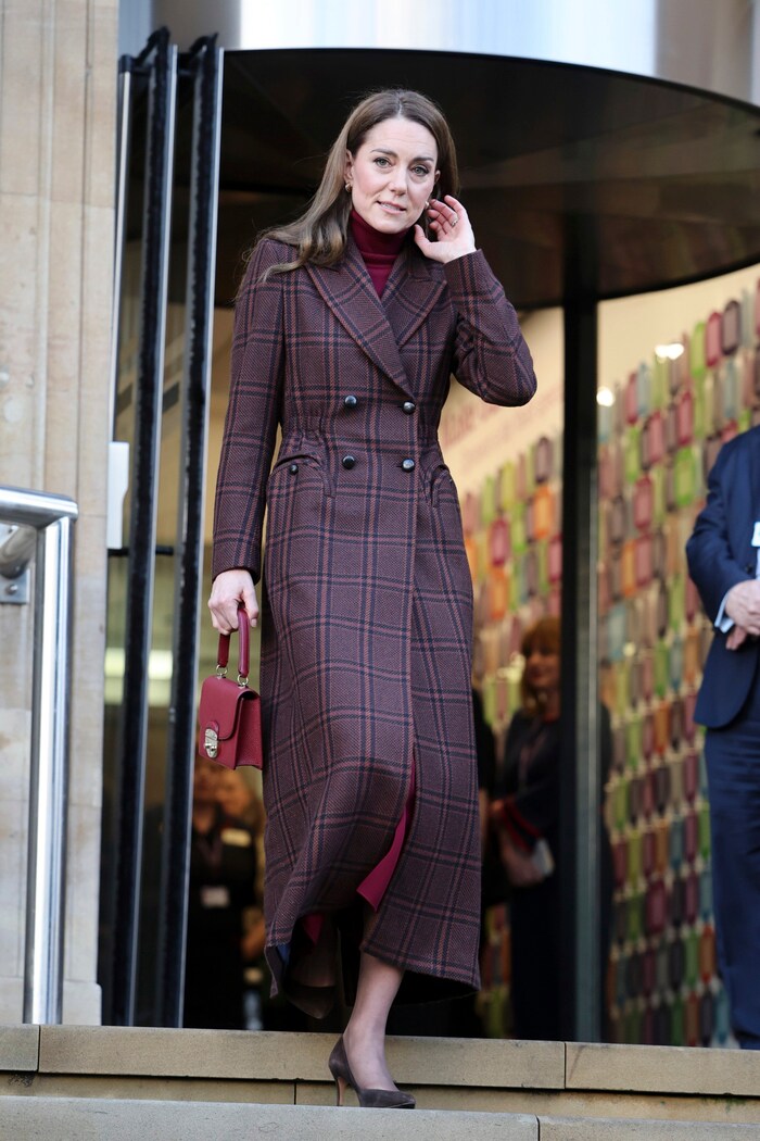 Prinzessin Kate nach ihrem Besuch in der Klinik