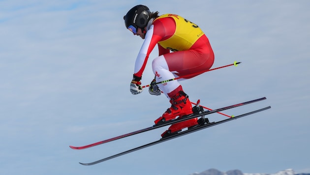 Nicolas Lussnig zeigte beim Heimweltcup auf der Reiteralm auf. (Bild: GEPA pictures)