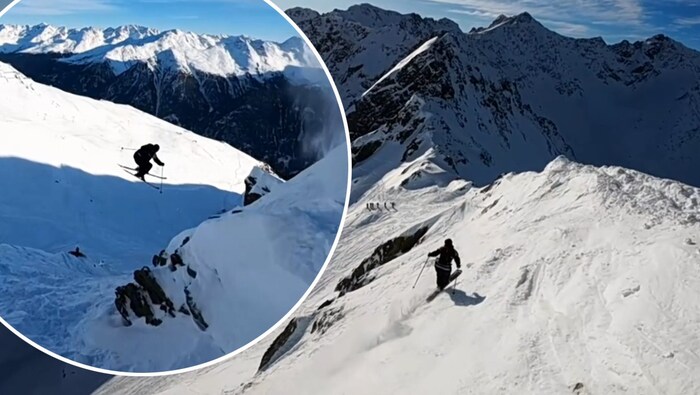 Noah Peizerat creates a spectacle.