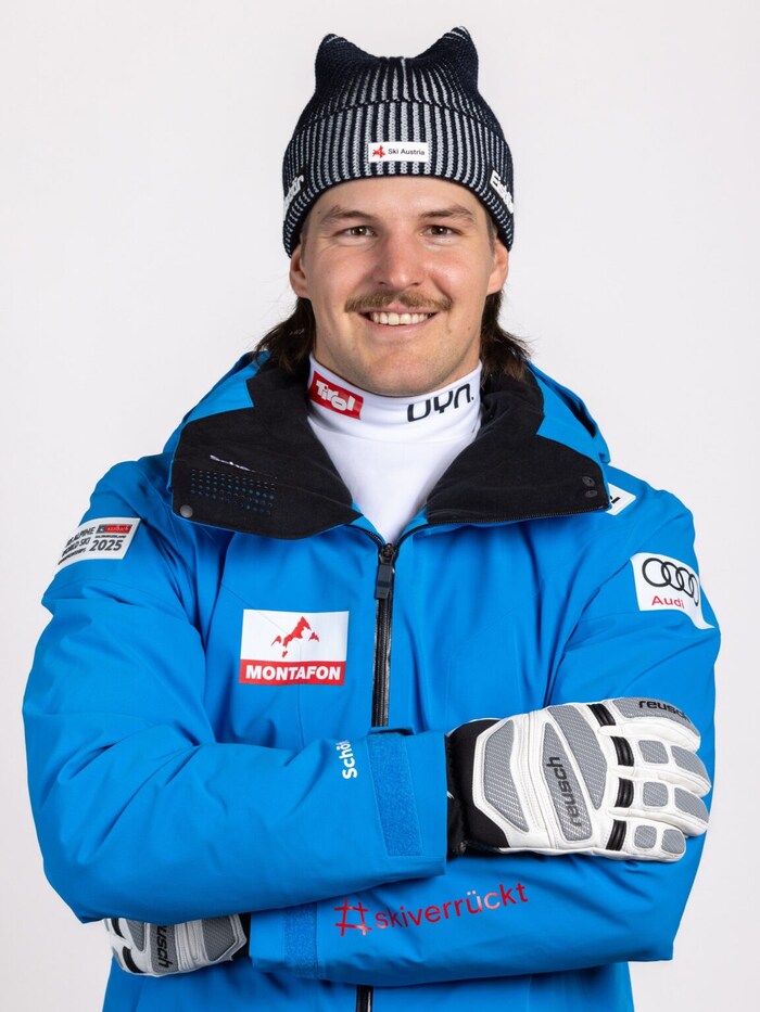 Nicolas Lussnig had a good laugh on the qualifying day on the Reiteralm.