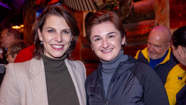 Karoline Edtstadler und ihre künftige Stellvertreterin Marlene Svazek. (Bild: Wildbild)