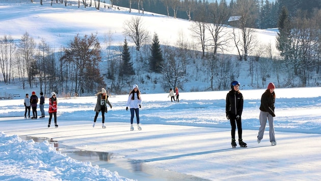 The Ritzensee in Saalfelden (Bild: Roland Hölzl)