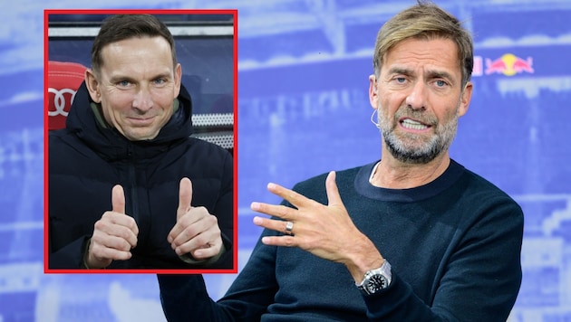 Pepijn Lijnders, Jürgen Klopp (Bild: GEPA)