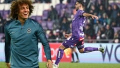 David Luiz (li.) wäre an einem Wechsel zur Austria sehr interessiert gewesen. Im Sommer wurde jedoch Aleksandar Dragovic als „Königstransfer“ präsentiert. (Bild: GEPA pictures)