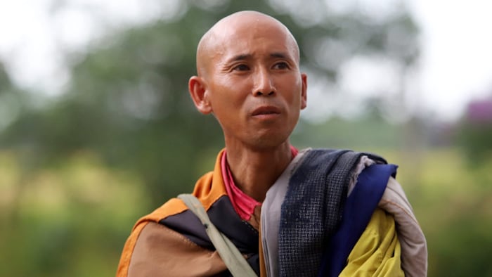 Thich Minh Tue has already arrived in Thailand. Next stop: the crisis-hit country of Myanmar.