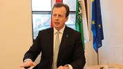 ÖVP-Gesundheitslandesrat Karlheinz Kornhäusl beim „Krone“-Gespräch im Grazer Landhaus