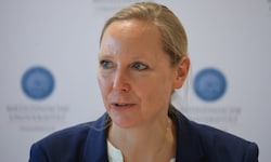 Gisa Gerold bei ihrer Vorstellung in Innsbruck.