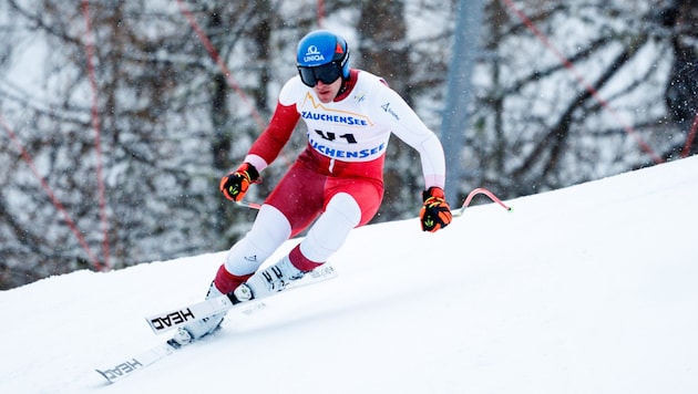 Matthias Mayer ging bei der Europacupabfahrt der Damen in Zauchensee als Vorläufer an den Start. (Bild: GEPA pictures)