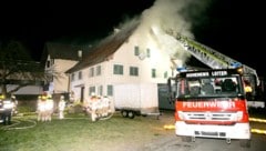 Frühmorgendlicher Einsatz in Altach.  (Bild: Mathis Fotografie)