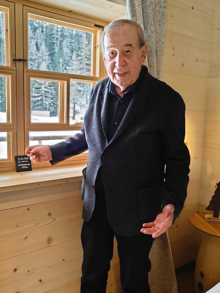Das Ferienhaus ist von Heinz Reitbauer sen. bis ins letzte Detail durchdacht gebaut worden und ...