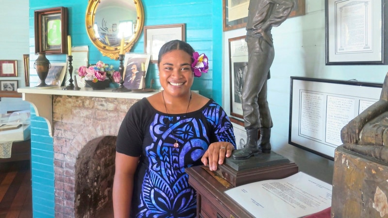 Das Robert Louis Stevenson Museum war früher der Landsitz des schottischen Autors auf Samoa. Bestseller wie „Die Schatzinsel“ gibt es hier auch in deutscher Übersetzung. (Bild: Brandl Gregor/Gregor Brandl)