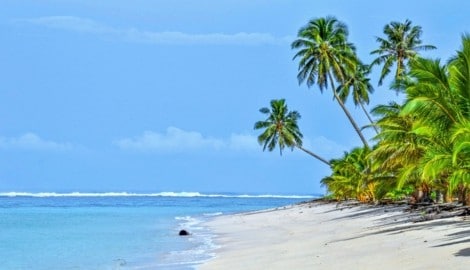 Robinson Crusoe lässt grüßen! Ein laues Lüftchen sorgt an den Stränden Samoas stets für Abkühlung. (Bild: Getty Images)