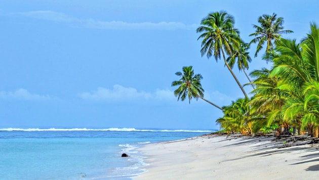 Robinson Crusoe lässt grüßen! Ein laues Lüftchen sorgt an den Stränden Samoas stets für Abkühlung. (Bild: Getty Images)