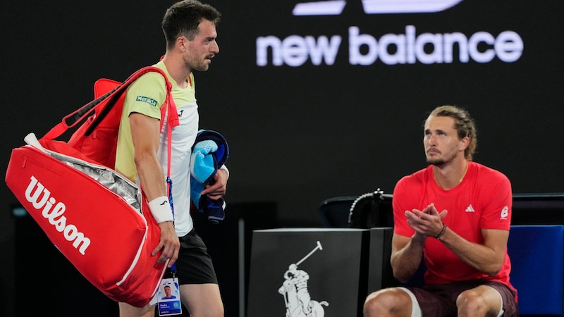 Zverev applaudierte dem Spanier als fairer Sportsmann. (Bild: Copyright 2025 The Associated Press. All rights reserved)