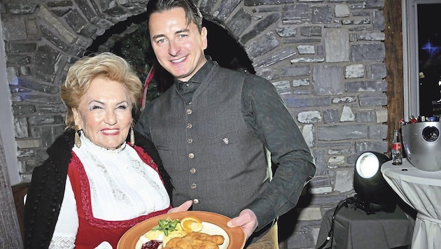 Andreas Gabalier is one of Rosi Schipflinger's regular guests at the Sonnbergstuben in Kitzbühel. (Bild: babiradpicture_abp)