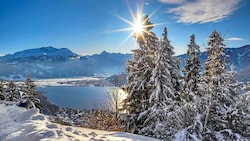 Der Zeller See im Winterkleid. (Bild: Roland Hölzl)