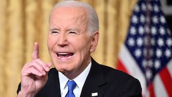 US-Präsident Joe Biden hat nur noch wenige Tage im Amt. (Bild: APA/AFP/POOL/Mandel NGAN)