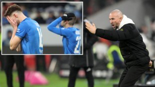 Bei der TSG Hoffenheim und Trainer Christian Ilzer wird die Luft immer dünner. (Bild: GEPA pictures, APA/AFP/Daniel ROLAND)