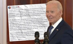 Auf die Frage, ob Trump oder ihm die Anerkennung gebühre, antwortete Biden: „Soll das ein Witz ...