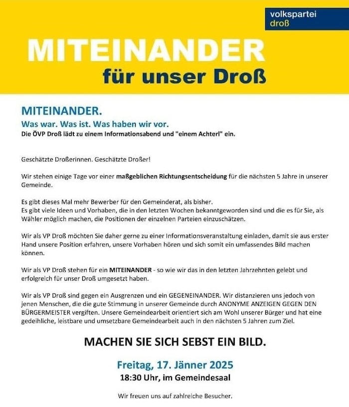Dass die Anzeige nicht bei der Polizei, sondern bei der BH einging, wird nicht wie behauptet ...