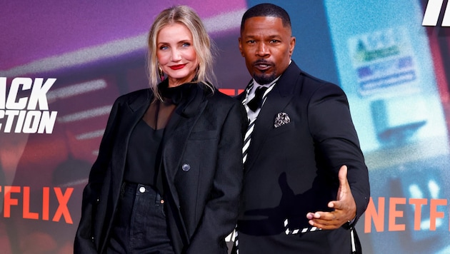 Cameron Diaz and Jamie Foxx in Berlin (Bild: Nadja Wohlleben / REUTERS)