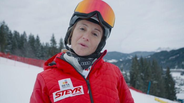 Michaela Kirchgasser eroberte 17 Podestplätze in Einzelrennen, davon 3 Siege.