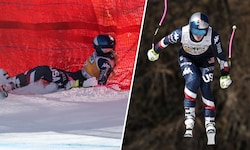 Lindsey Vonn stürzte im Training von Cortina. 