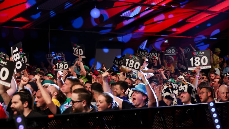 Fans recently celebrated the World Championship at the Ally Pally in London. (Bild: GEPA pictures)