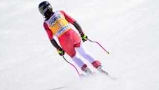 Beim Sturz öffnete sich der Airbag von Stepahnie Venier. (Bild: GEPA pictures)