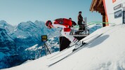 Vincent Kriechmayr hat das Lauberhorn traditionell gut im Griff.